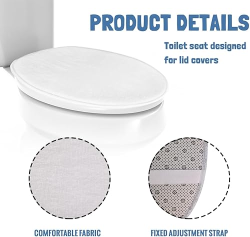 Miniatura 6 de Halloween Toilet Seat Cover and Rug Set Fluff Non Slip Bathroom Rugs Sets Easy to Clean Bathroom Mat Sets 3 Piece Machine Washable Shower Rug for