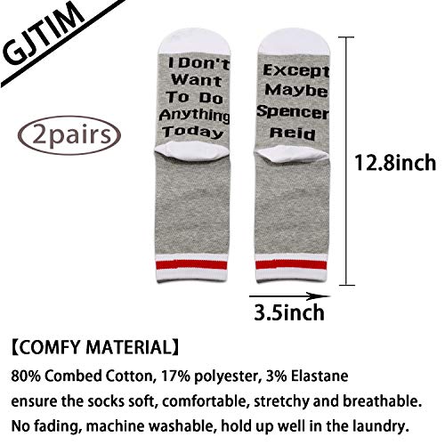 2 PAIRS Criminal Inspired Gift TV Show Novelty Causal Socks2