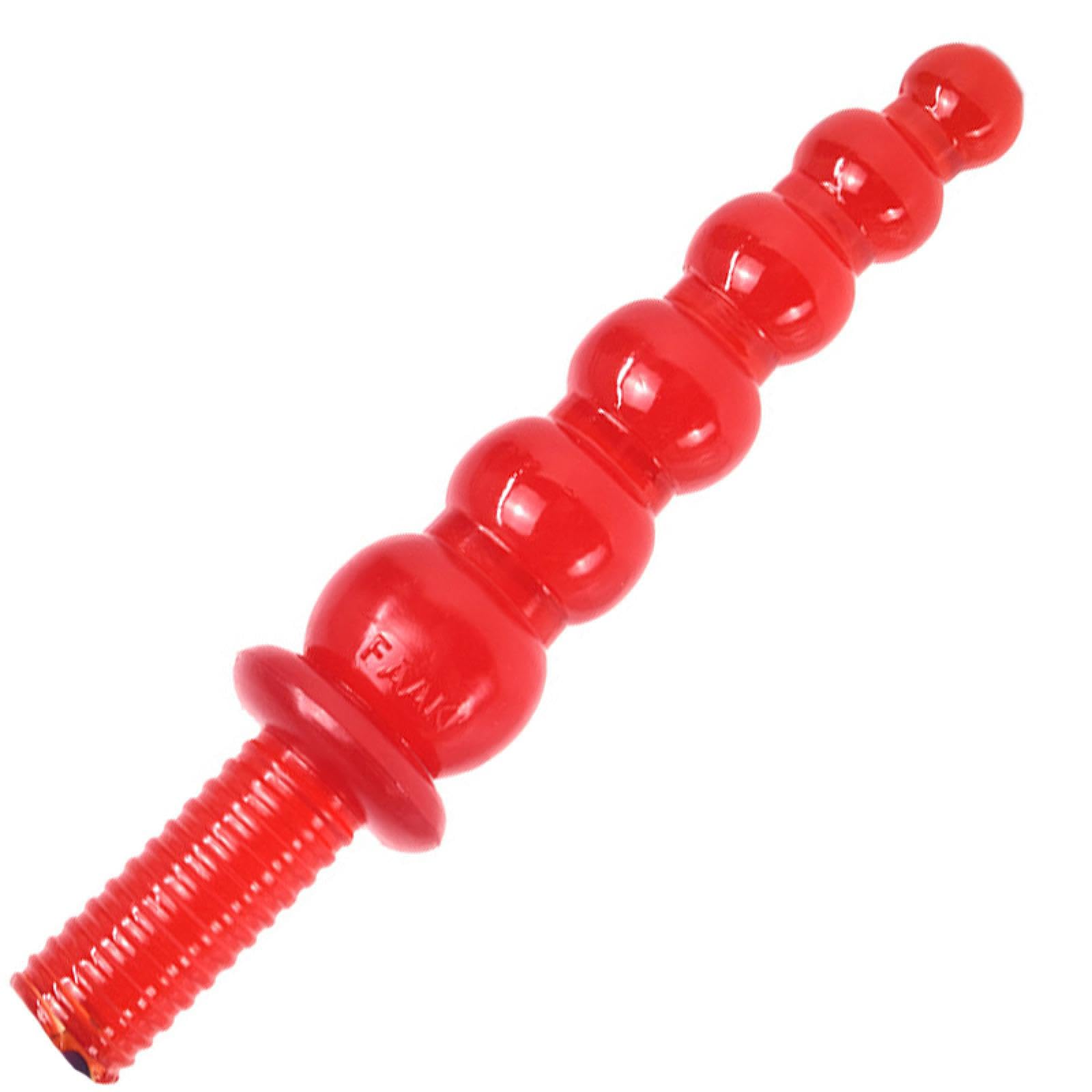 Plug anale Plug anale per grandi donne con manico, zucca rossa, giocattolo del sesso, vibratori Per Prodotti erotici per macchine del sesso per masturbazione da donna