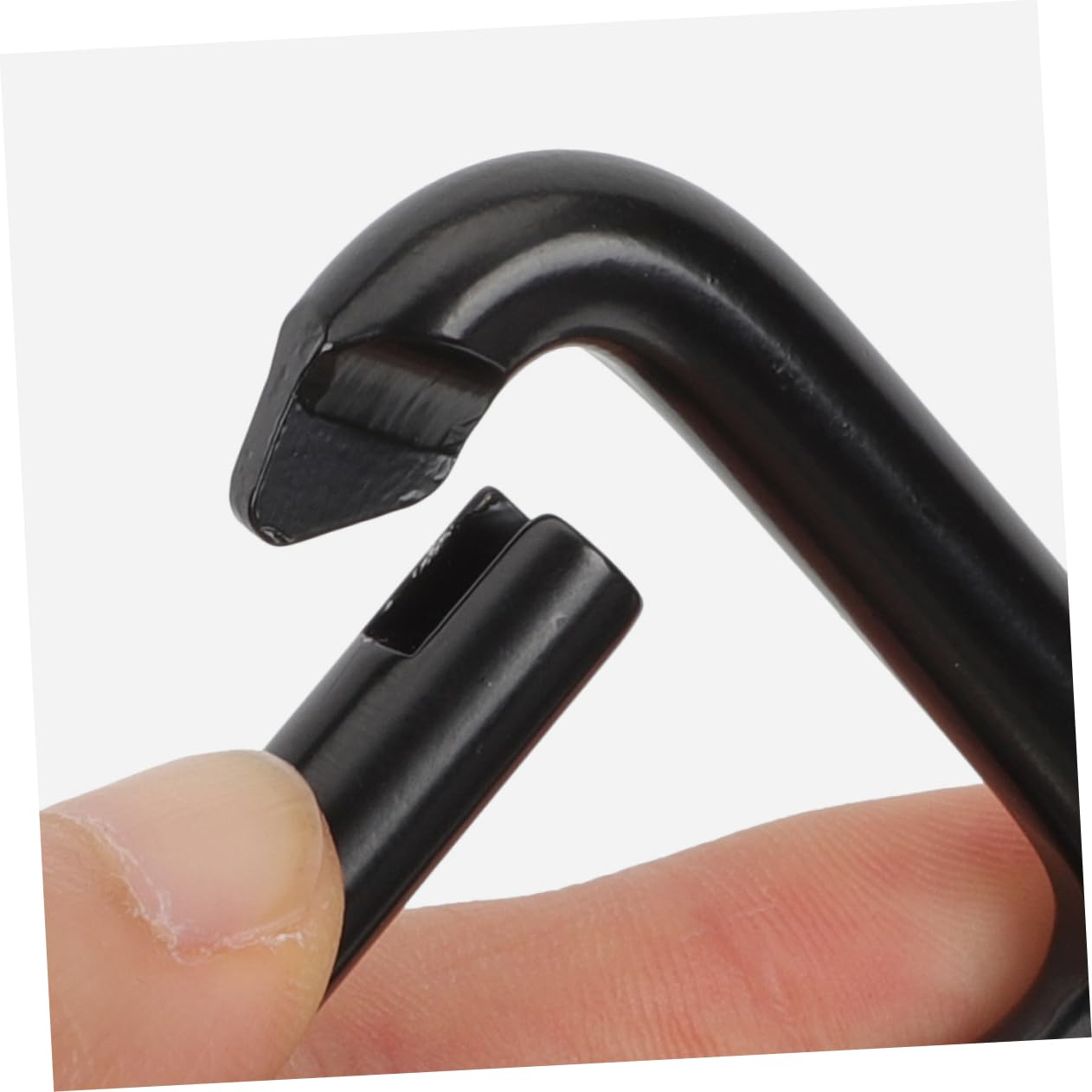 BESTonZON Aluminium Clips De Carabiner Robustes pour Escalade Et Activités Extérieures Boucle Multifonctionnelle pour À Et Accessoires Noir