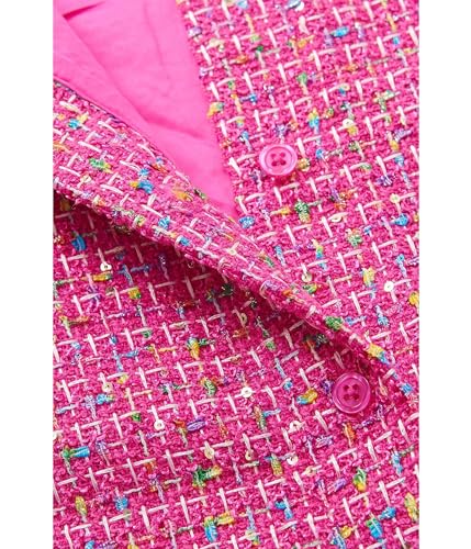 Hatley Girls' Rose Violet Tweed Dress (Toddler/Little Big Kid)3