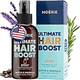 Moerie Hair Growth Serum Spray for Men and Women, Hair Loss Solution with Biotin and Rosemary, Thickening Serum for Hair Regrowth and Thinning Hair - Ultimate Scalp and Growth Care