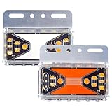 The Byeaon Car Accessories, including these 24V LED Lamp Side Lights, bring both style and safety to your truck, trailer, or lorry. Waterproof and super bright, these lights ensure maximum visibility while driving at night or in low-light conditions. An easy-to-install solution for improved road presence.