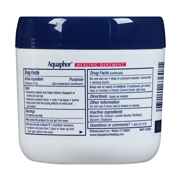 Aquaphor 46226 Heilsalbe, Hautschutz, 14Oz Gewicht – Bild 9