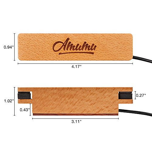 Amumu NEO-SP31 Passive Neodymium Magnetic Soundhole Pickup for Acoustic Guitar