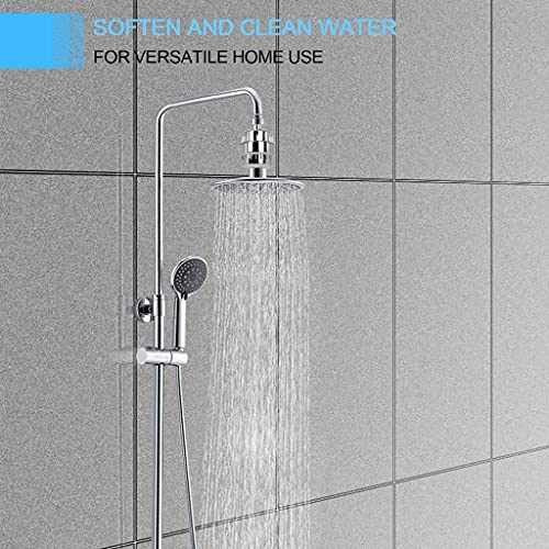 Filtro universal de 15 estágios para chuveiro de alta saída, purificador de água para banheiro, remo