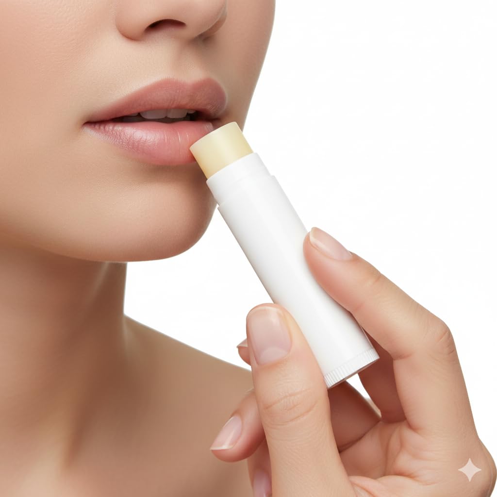 Petroleum-Free Fragrance-Free Lip Balm Bulk 50 Pack - For Nursing Homes, Senior Centers, Healthcare Facilities - Unflavored Sensitive Skin - Made in USA