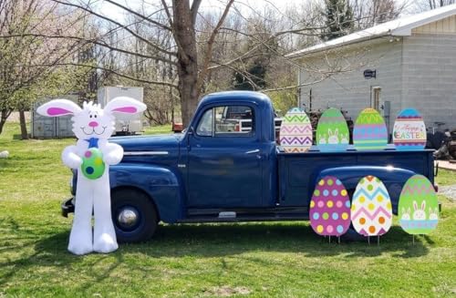 GIFTEXPRESS 6-Pack 26 Inch Giant Easter Egg Yard Sign - Large Yard Decorations with Metal Stakes - Egg Hunt Decor Spring Party Decor for Outdoor Lawns, Pathway or Walkway by GiftExpress - Image 2