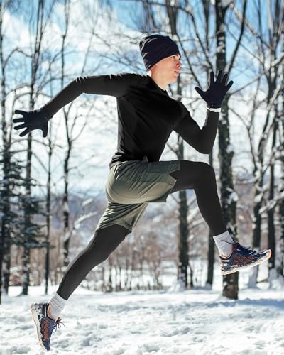 3 Set Winter Thermal Underwear for Men Cold Weather Fleece Lined Top Bottom for Hunting Gear Sport4