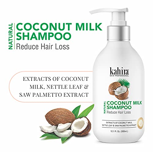 Image of Anti-Hair Fall Combo: 21 Herbs Ayurvedic Hair Oil (200ml) & Natural Coconut Milk Shampoo (300ml) - Reduce Hair Loss, Deep Nourishment & Strengthening Formula with Saw Palmetto