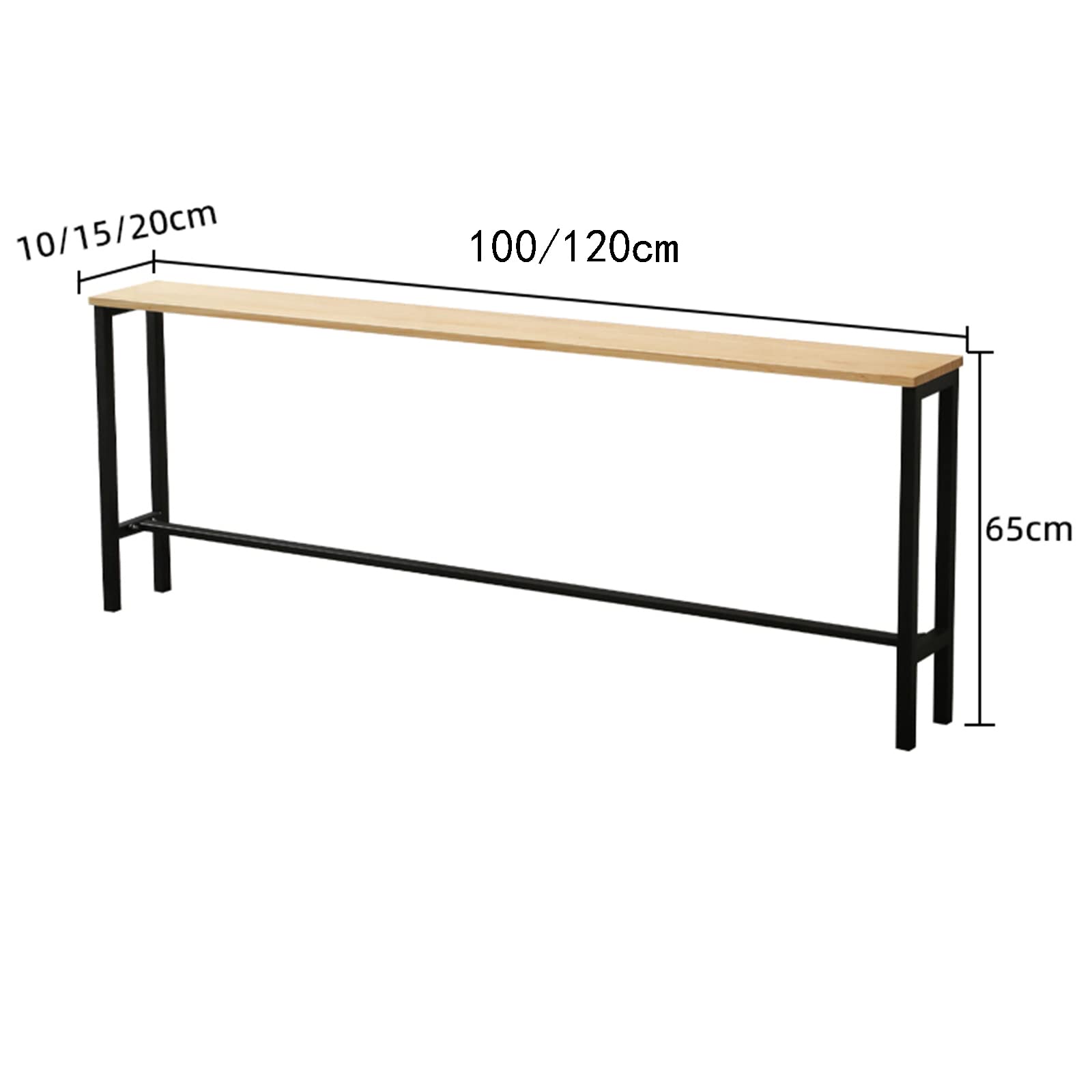 Consoletafel, haltafel, 120 x 30 x 83,5 cm, bijzettafel, haltafel