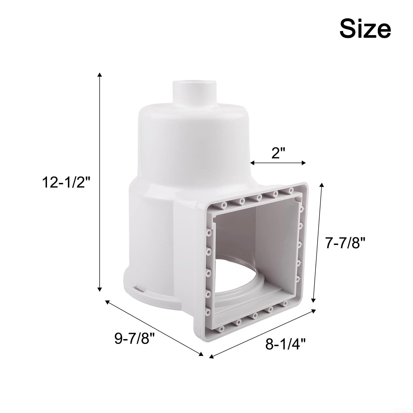 Kits de skimmer de 6 pulgadas para piscina sobre el suelo de repuesto para SP1091LX para piscinas rectangulares redondas ABS resistente a los rayos UV