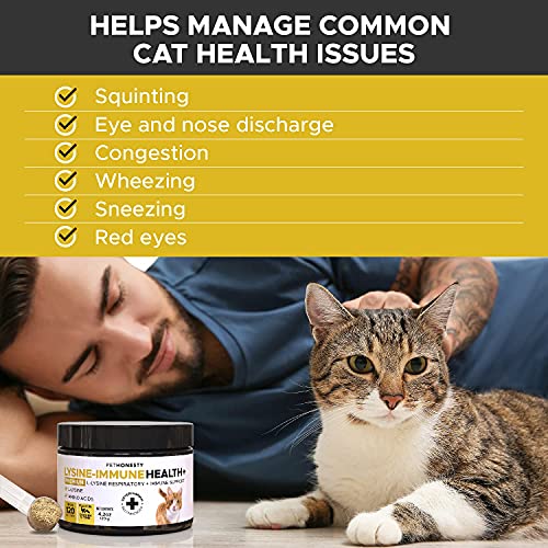 PetHonesty Immune Health Lysine - Supplement Powder for Cats - Immune Health, Cat Allergy Relief - Sneezing, Runny Nose… - Image 7