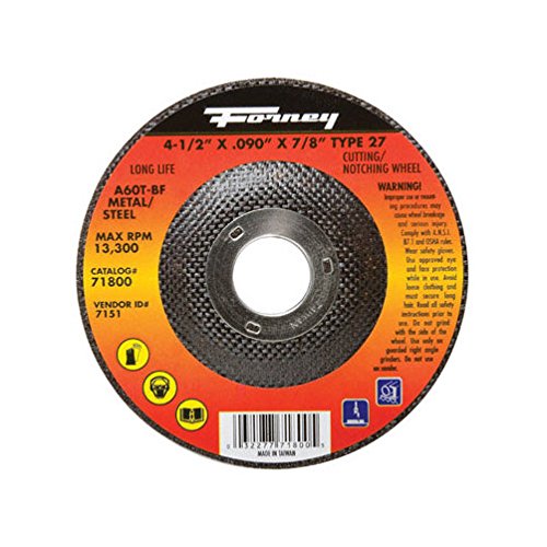 Forney Cut-Off Wheel 4-1/2 "X0.090 "X7/8 "