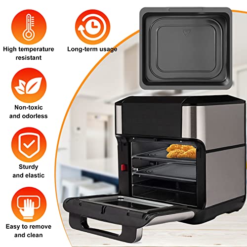 Air Fryer Cooking Tray For Instant Vortex Plus10 Qt, Food Grade Nonstick Replacement Rack Parts Grill Pan Crisper Plate For Powerxl Chefman Innsky Crownful 10.6Qt Air Fryer Oven, Dishwasher Safe #TOP2