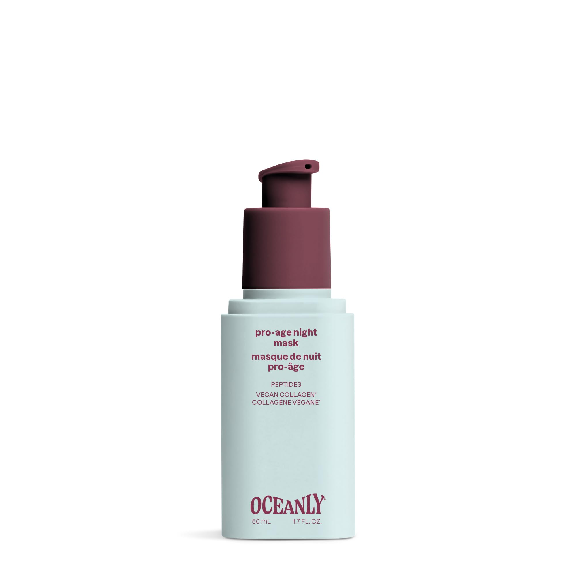 ATTITUDE Overnight Face Mask Anti Aging, With Hyaluronic Acid, Peptides & Collagen, Hydrating for Wrinkles & Fine Lines, Fragrance Free, Dermatologically Tested, EWG Verified, Vegan, 1.7 Fl Oz