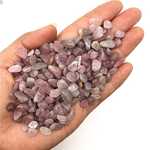 50 g de Gravier de Quartz Rose Lavande Naturelle for Aquarium de décoration intérieure Collecte à Domicile (Size : 8-12mm)