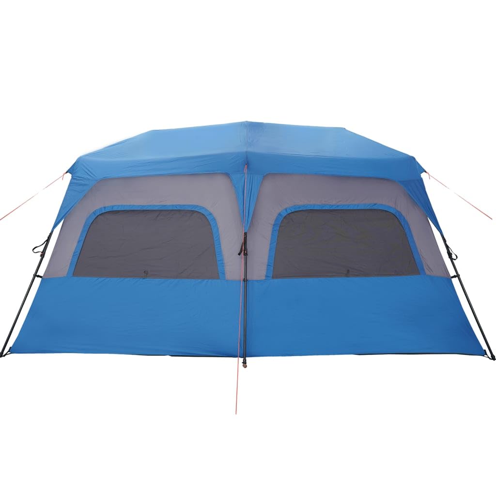 ZEYUAN Tenda Campeggio 10 Persone Blu Tessuto Oscurante Impermeabile,Tende da Campeggio,Impermeabile & Antivento,Ideale per Campeggio e attività All'aperto-94290