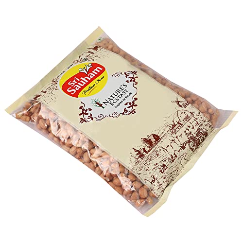 Image of Sri Sauham Premium Whole Peanut - 500 Gram | Natural Raw Groundnut, Moongfali Dana, Pallilu | High Protein | Source of Healthy Fats, Fiber and Vitamins | Peanuts without shell