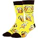 Men's Yellow Beer Dress Cotton Socks