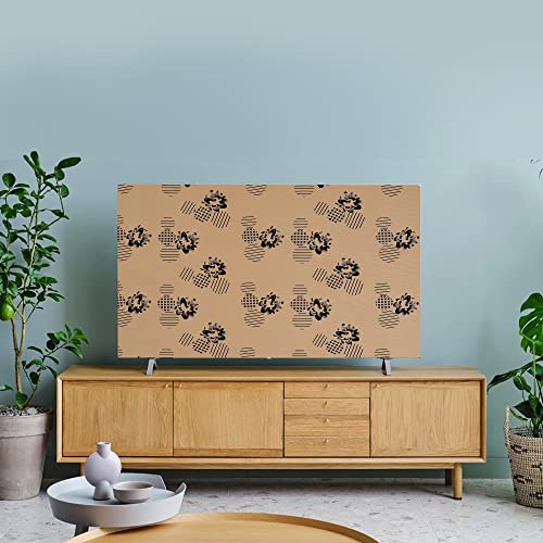 Image of Glassiano Marigold Dustproof Printed 48 inch LED TV Cover Screen Protector Compatible for All Models, Print 22