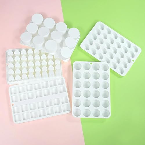 Miniatura 3 de Moldes De Silicona Para Chocolate CylinderSquareHeart Soap Mold Silicone Soap Mold For Handmade Soap Making Shower Molds