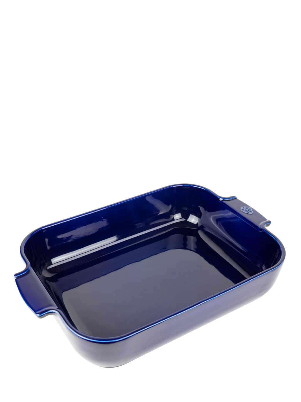 PEUGEOT - Rectangular Ceramic Baking Dish - 40 cm (including handles) x 25.7 cm x 7.5 cm - Capacity: 5.2 L - 8-10 Servings - 10 Year Guarantee - Made In France - Blue Colour