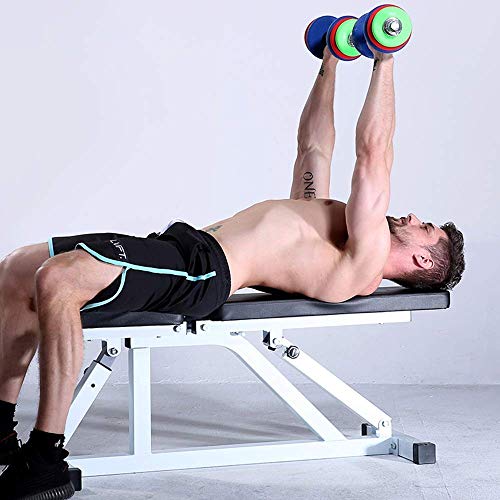 OESFL Weight Bench Adjustable Weight Bench-Utility Gym Bench for Full Body Workout, Multi-Purpose Foldable Incline Dumbbell Benchs Weight Bench Adjustable