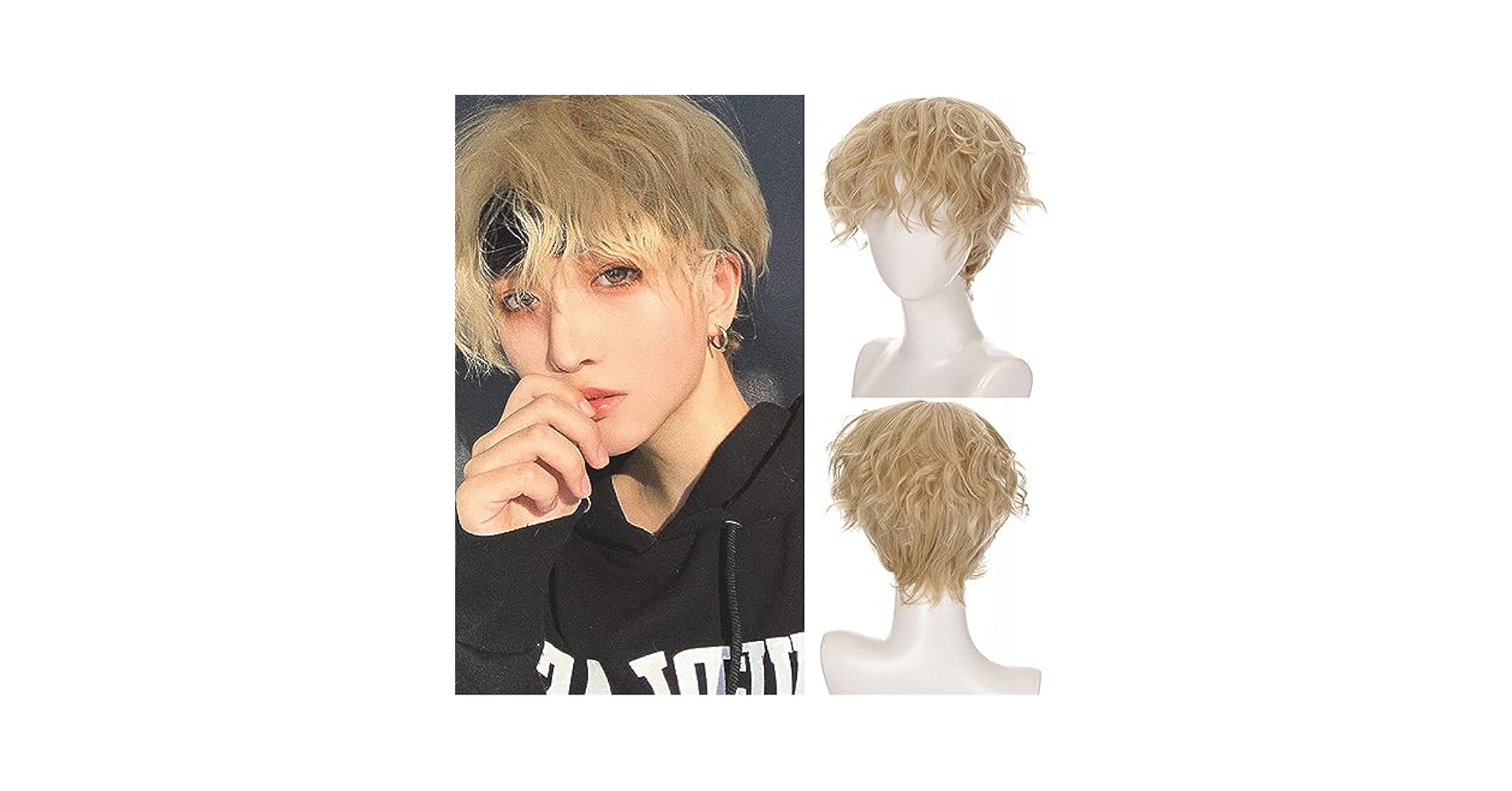 金髪メッシュ入り☆イナセ男かつら☆値下げ 71phxvUVlaL._UF350,350_QL50_.jpg