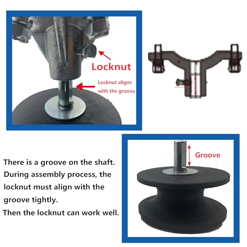 SOLARCROWS Nylon Sliding Cantilever Gate Rollers for 4" Round Post, 2" Round Chain Link Fence Gate Frame (Fence Kits) by SOLARCROWS - Used condition - Image 4