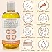 Lymphatic Massage Oil for Massage Therapy | 100% Natural Lymphatic Drainage Oil | Premium Quality with Arnica, Lemon & Ginger | for Post Surgery Recovery & Detox | 8oz by Brookethorne Naturals