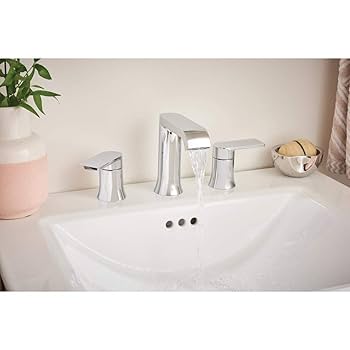 KEIYO（ケイヨウ）APPCASTII Moen Genta 8 in. Widespread 2-Handle Bathroom Faucet in