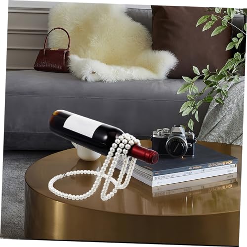 Soporte creativo para botellas de vino en perlas miniatura 3