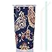NymphFable 20oz Estilo Paisley Taza Termo Cafe para Llevar Taza Termica Acero Inoxidable Taza Personalizada
