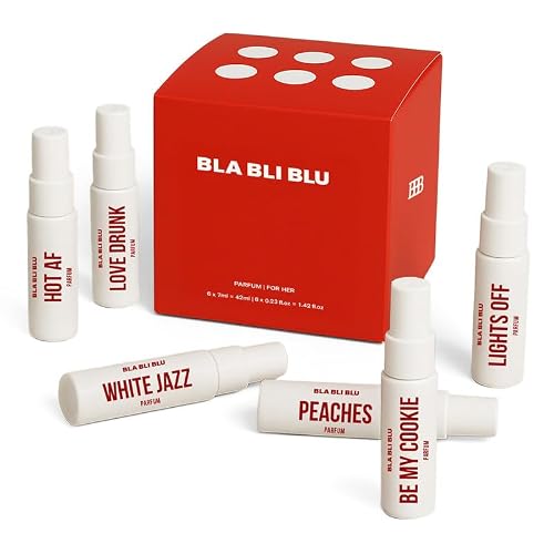 BLABLIBLU Perfume Gift set Mini Travel Trial Pack for Woman|6x7ml|Long-Lasting Parfum Fragrances - better than EDP, EDT & EDC |Perfume For Women|Citrus, Floral & Fresh Notes
