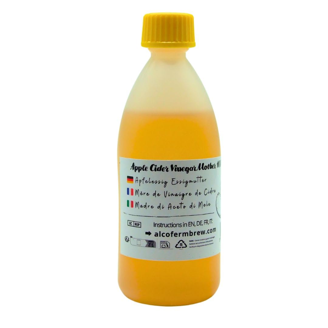 Essigmutter Für Apfelessig 100 ml, Natürliche Fermentationskultur, Für Hausgemachten Essig, Bis zu 50 L