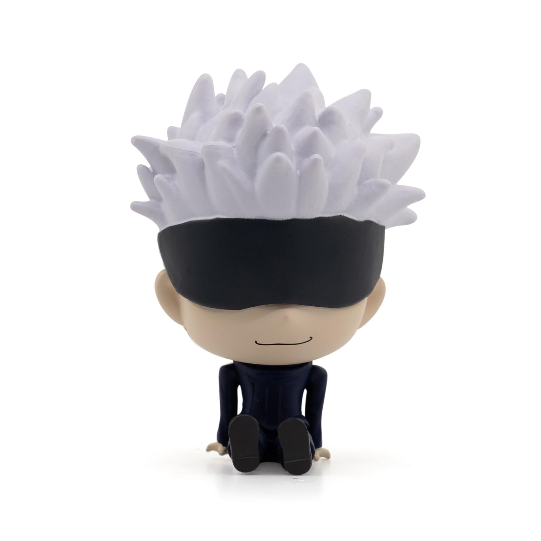 YuMe Jujutsu Kaisen Bobble Head - Satoru Gojo 2.5" Mini Figure Collectable in Hero Window Box | Officially Licensed Crunchyroll Merchandise | Toy Gift for Kids, Adults & Manga Fans | Get All 8 Figures