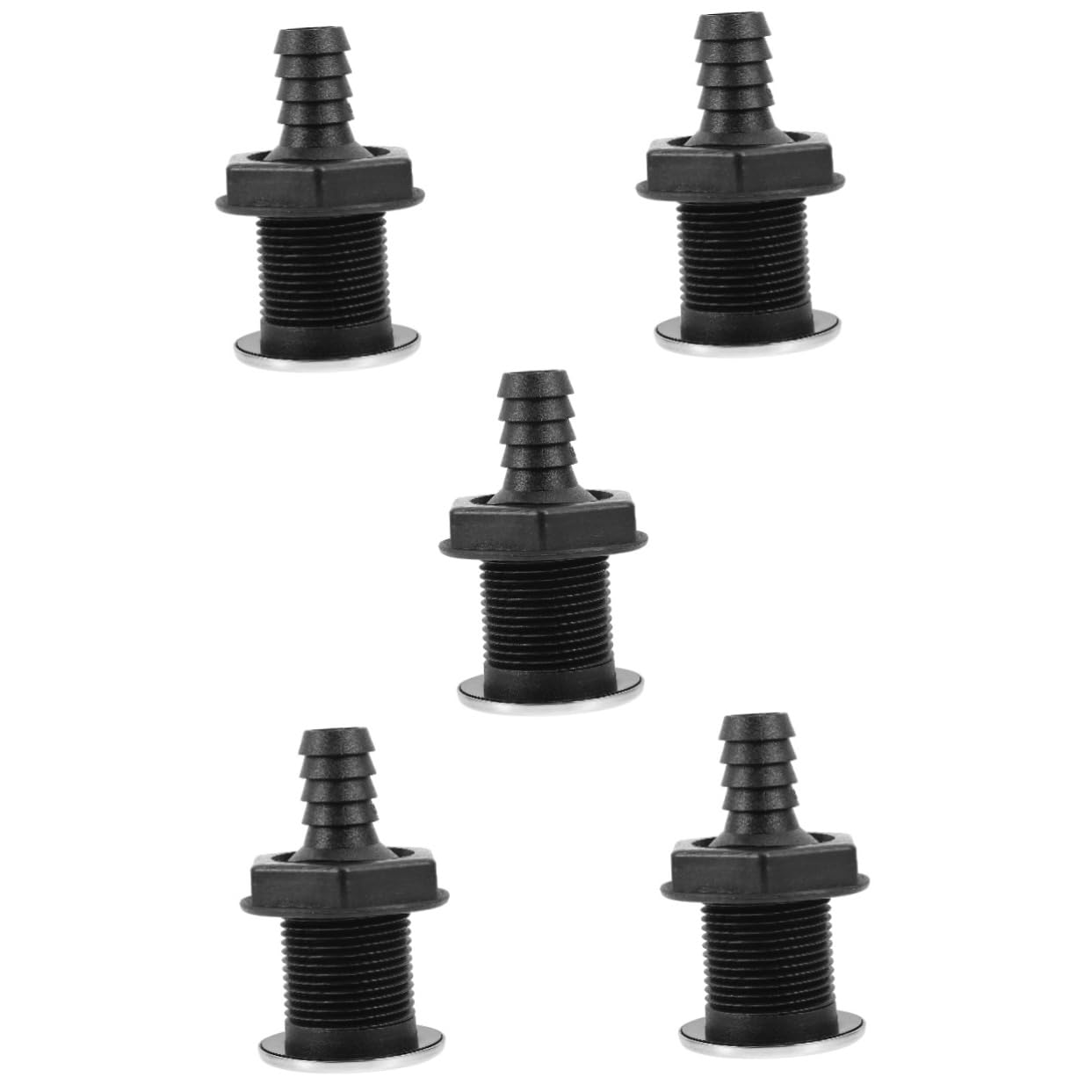 BESPORTBLE 2 Pezzi Scafo Camion Yacht Camper Scarico Mm Attraverso Hardware Durevole Impianto Idraulico Drenante Canoa per Casa Galleggiante Acque Reflue Dimensioni Drenaggio Marino Dritto