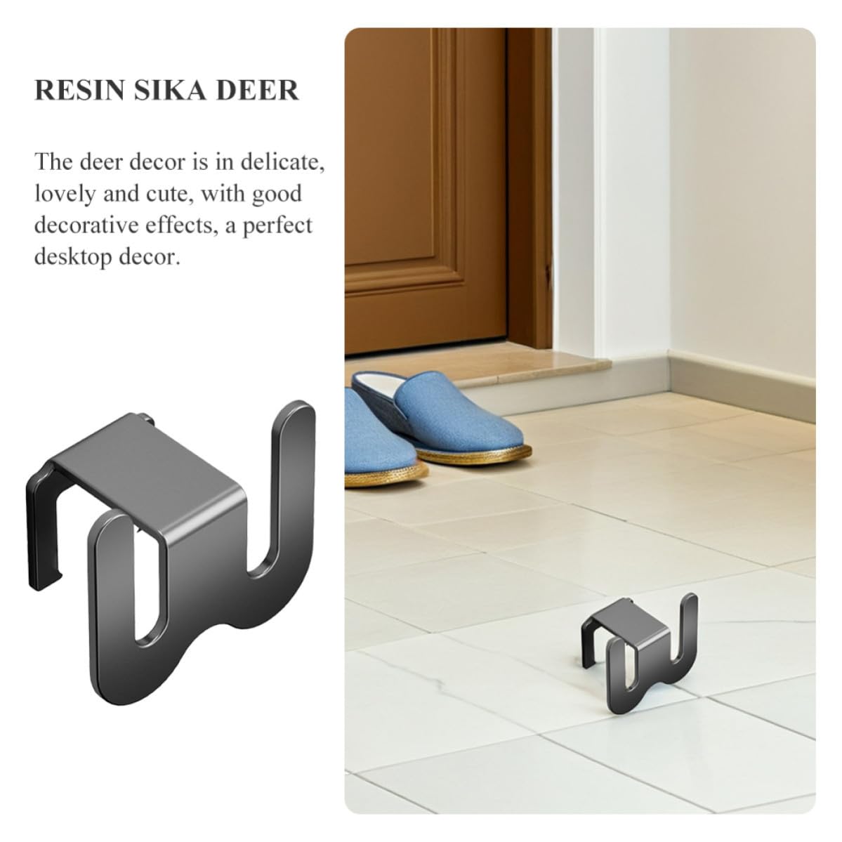 Homoyoyo Perchero para Zapatillas sin Perforaciones, Zapatero de Pared, Aleación de Aluminio, Gris Pistola, Ahorro de Espacio, para Baño y Puerta