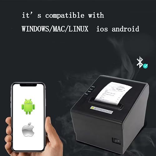 Miniatura 4 de Bluetooth and USB Port Interface Receipt Thermal Printer Bill Ticket pos Restaurant Kitchen Printer with Auto Cutter 80mm 3 inch for WindowsMac