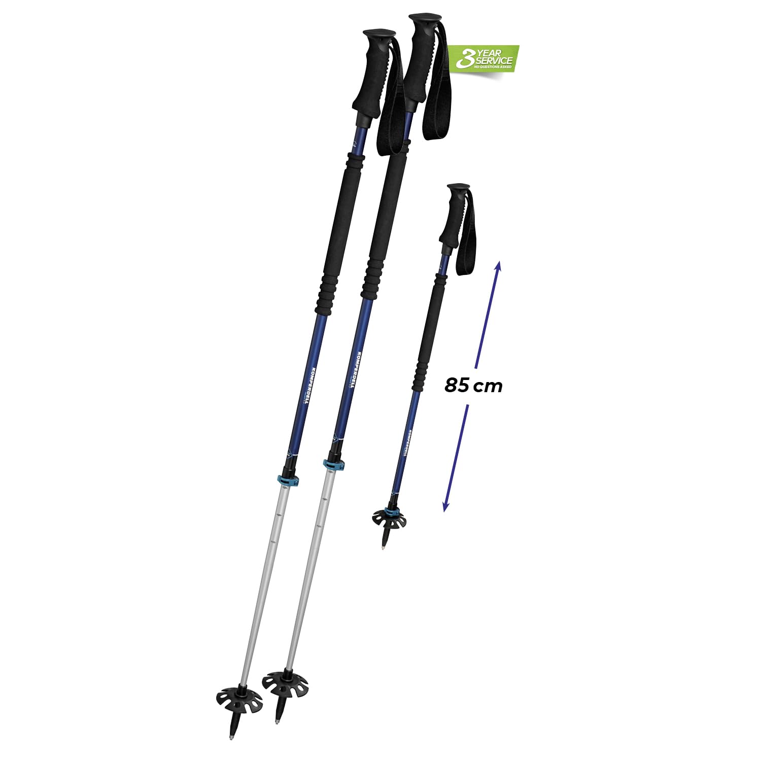 Komperdell Thermo Ascent TI 2 Tours kijki narciarskie trekkingowe kijki do wędrówek
