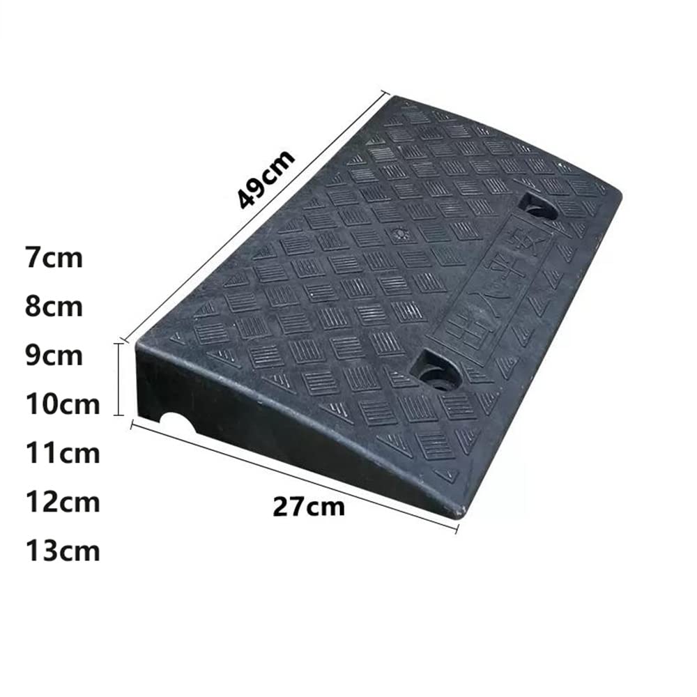 Rampa para silla de ruedas resistente, rampa antideslizante para scooter, andador y carrito. Solución de acceso duradera con alta capacidad de carga para movilidad