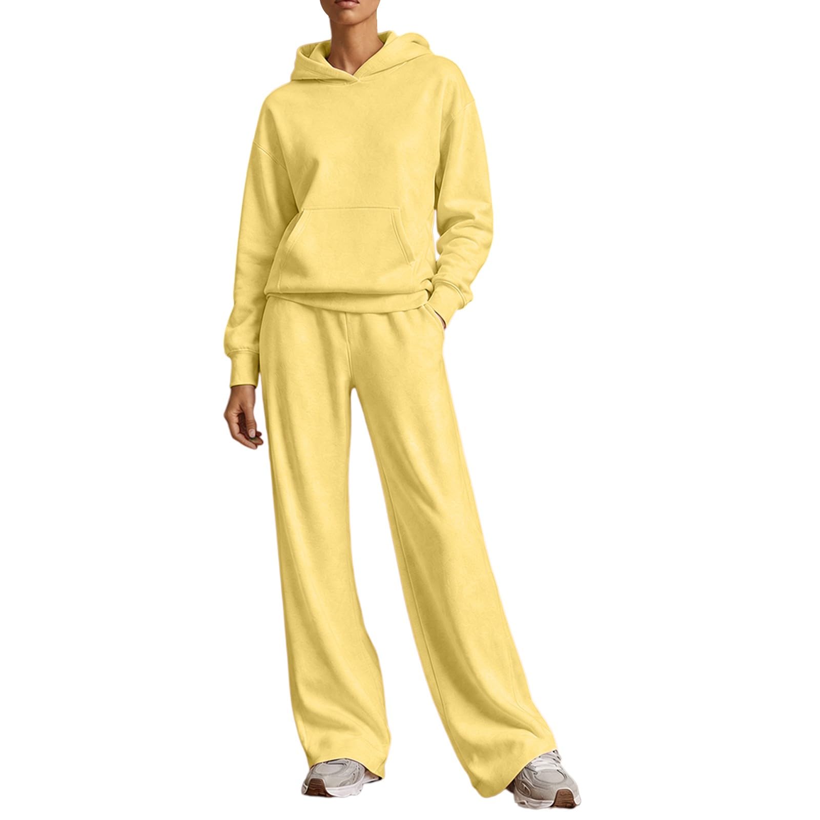 Completi Da Donna Completo Invernale Elegante Casual Tuta Sportiva 2 Pezzi