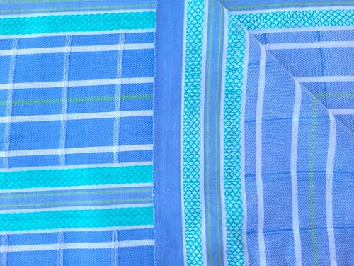 Image of Bathroom Towel for Women|Tauliya for Men|Checkered Thorthu Kerala Towel Cotton Large Size 75 X 150 Cm|Cotton Gamcha Quick Dry Travel Towels for Pool,Beach|Combo Pack of 2