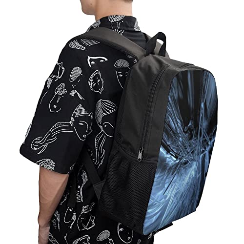 Sac à dos léger et ergonomique de 17 pouces avec imprimé 3D résistant - 4