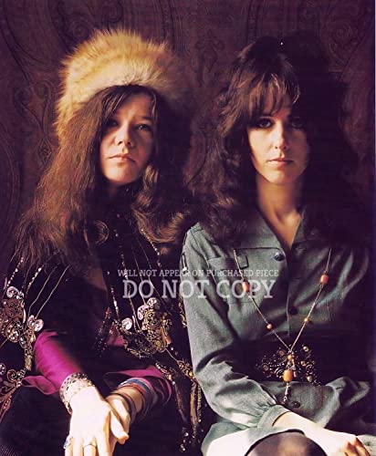Photographie Janis Joplin Grace Slick tirage d'art portrait 1967