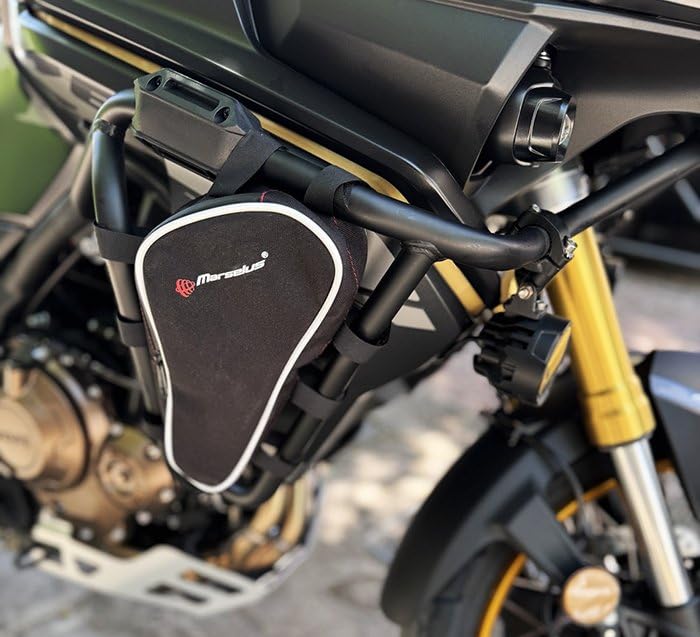 Sacs pour barres de protection Voge 625 DSX de finition supérieure noire