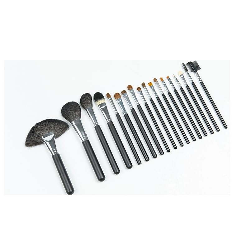 Herramientas de maquillaje y kit de 18 piezas con brochas suaves para rostro y ojos 4