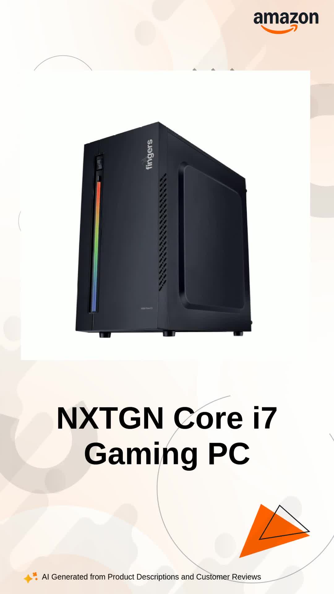 NXTGN Core i7 11TH Generation Gaming/Editing PC (Core i7 11700F