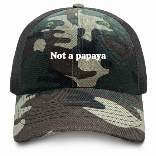 Not A Papaya Baseball hat Garde Cap for Boyfriends Camo
